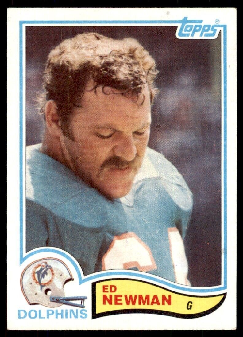 1982 Topps: Ed Newman Miami Dolphins #134