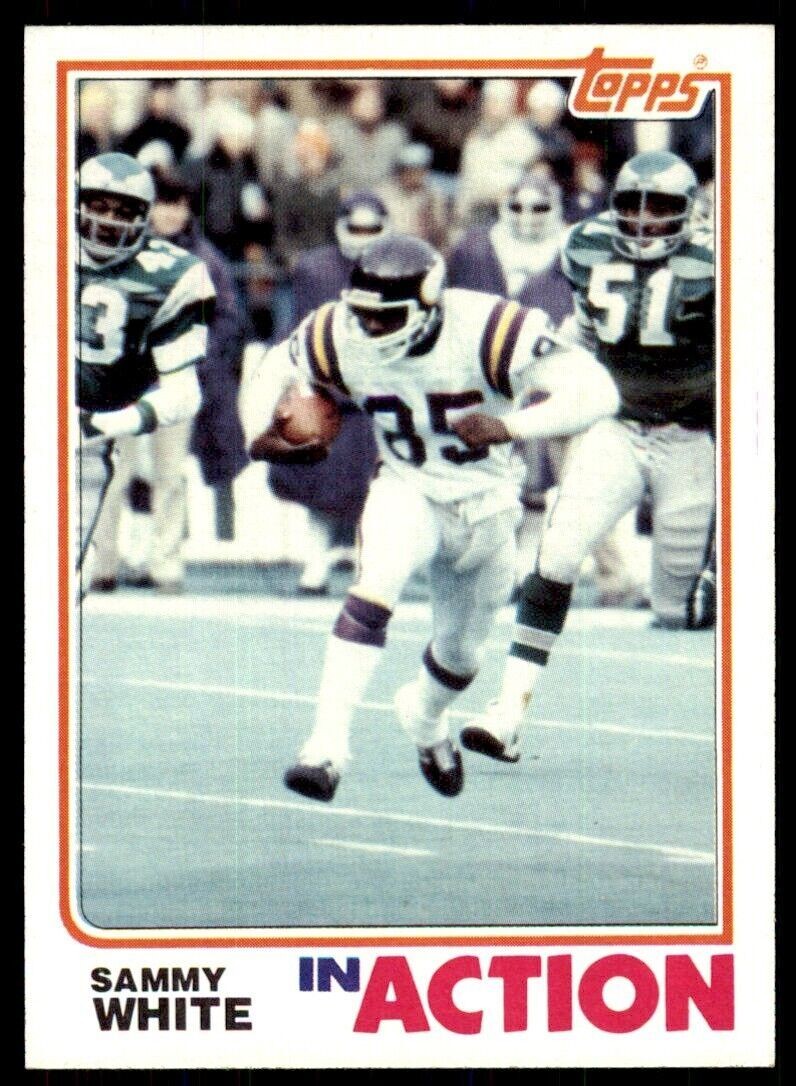 1982 Topps: Sammie White Minnesota Vikings #401
