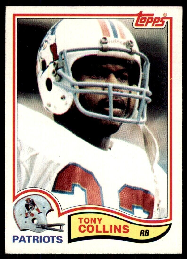 1982 Topps: Tony Collins New England Patriots #146