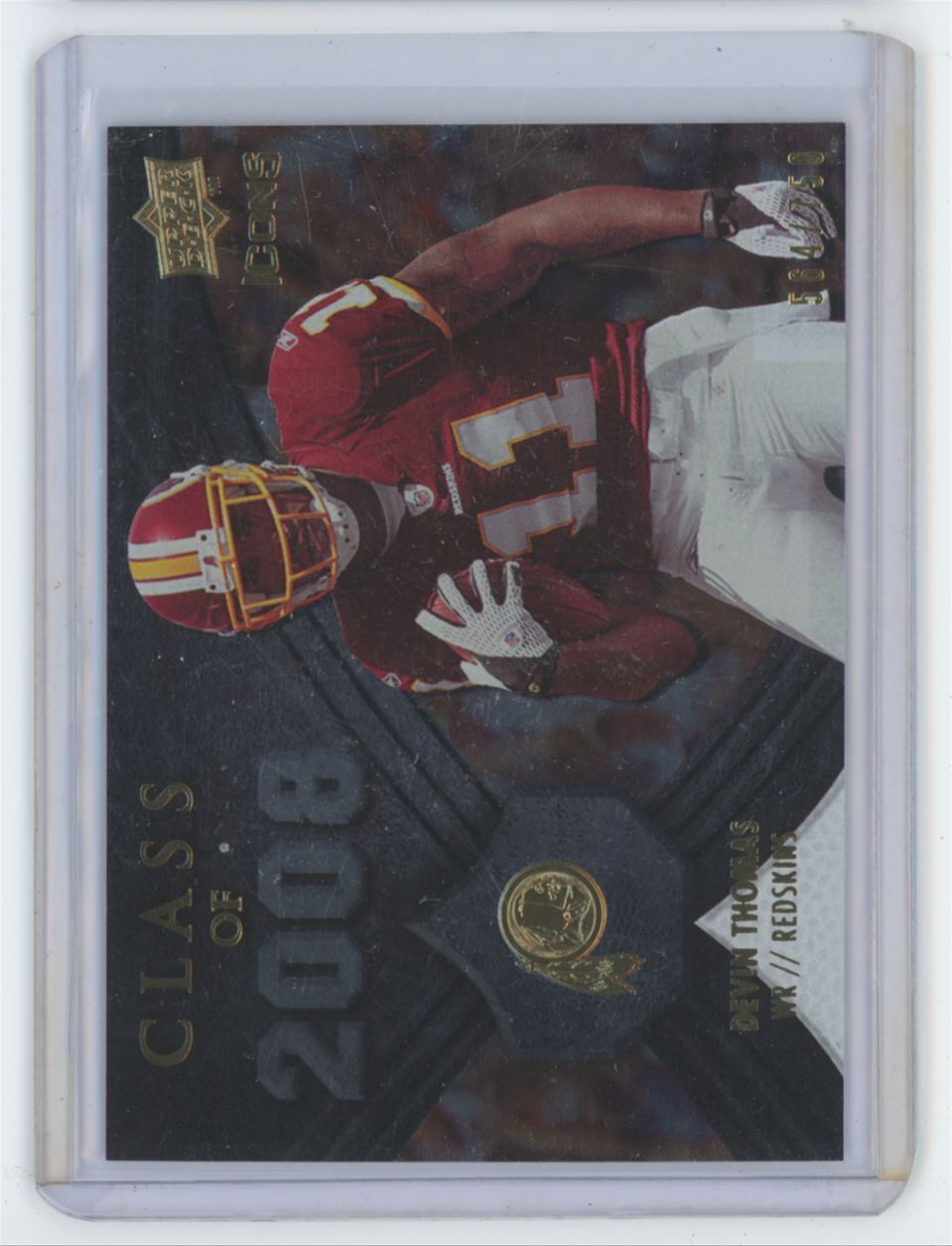 2008 Upper Deck Icons Devin Thomas .  564/750 Washington Redskins #C05