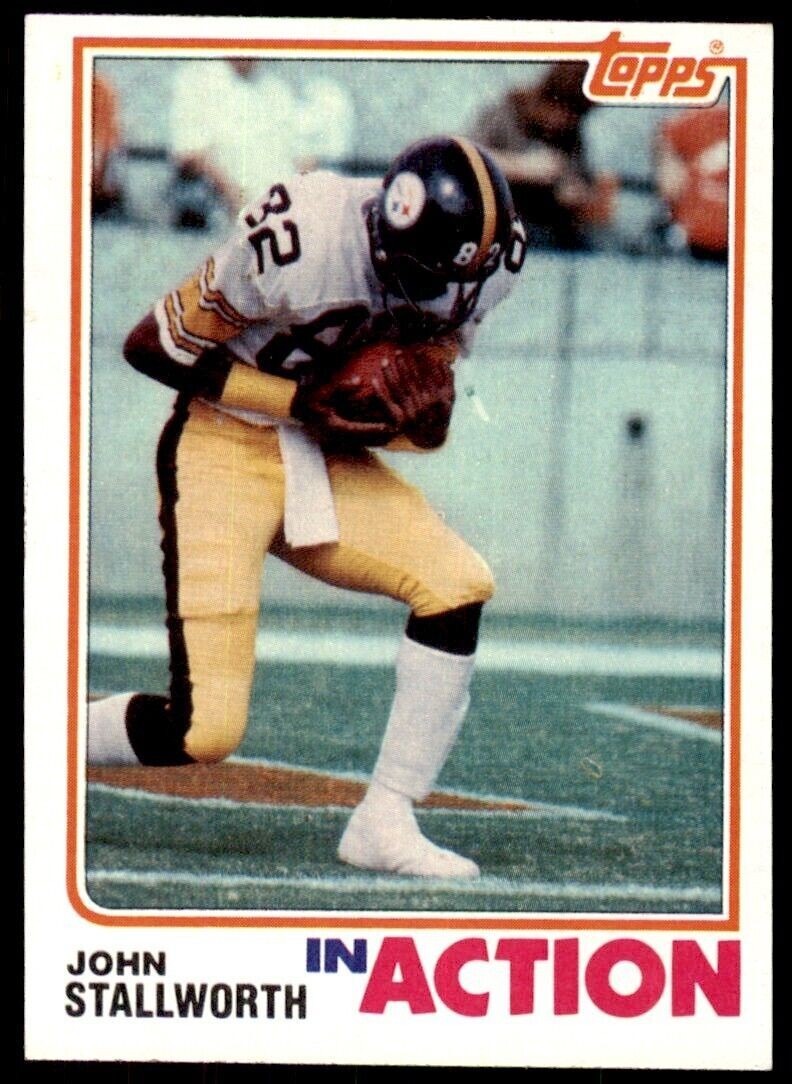 1982 Topps- John Stallworth. Pittsburgh Steelers #220