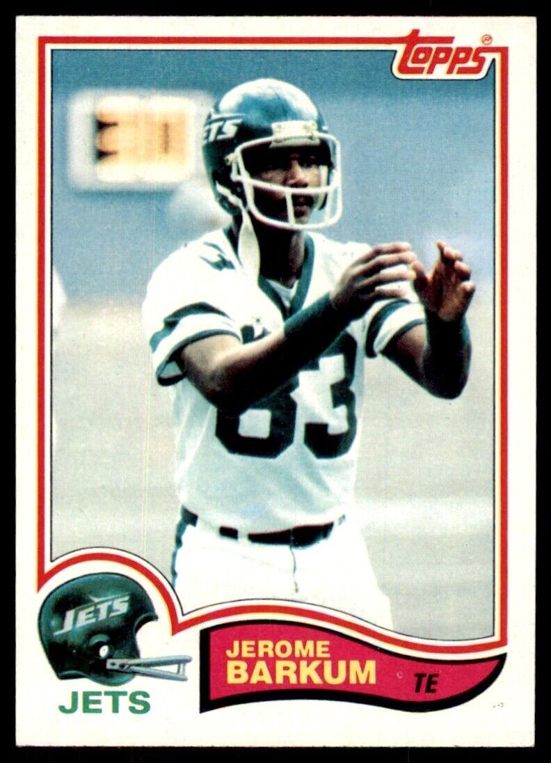 1982 Topps\ Jerome Barkum New York Jets #163