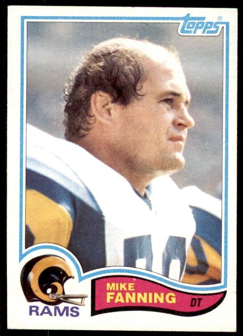 1982 Topps\ Mike Fanning Los Angeles Rams #374.