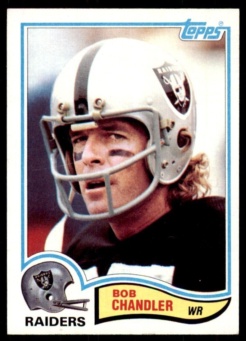 1982 Topps Bob Chandler Oakland Raiders #187
