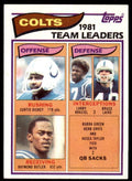 1982 Topps Curtis Dickey/Larry Braziel/Bruce Laird/Raymond Butler Baltimore