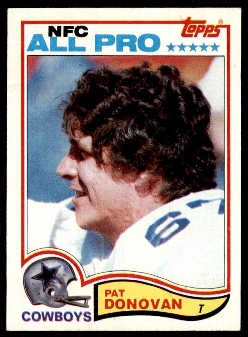 1982 Topps~ Pat Donovan. Dallas Cowboys #310