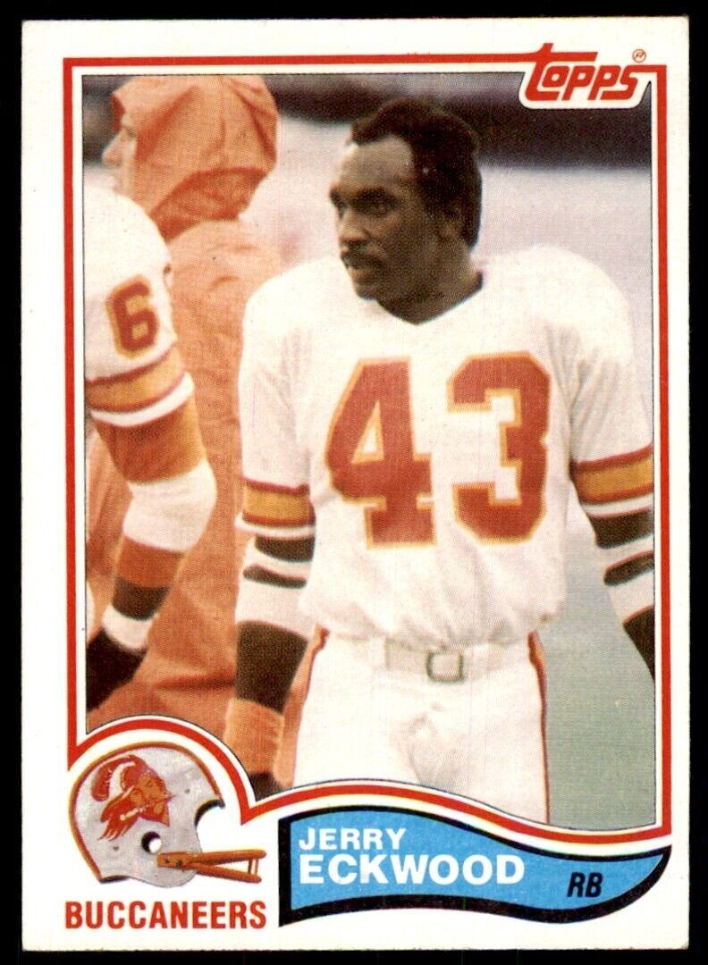 1982 Topps~ Jerry Eckwood Tampa Bay Buccaneers #498
