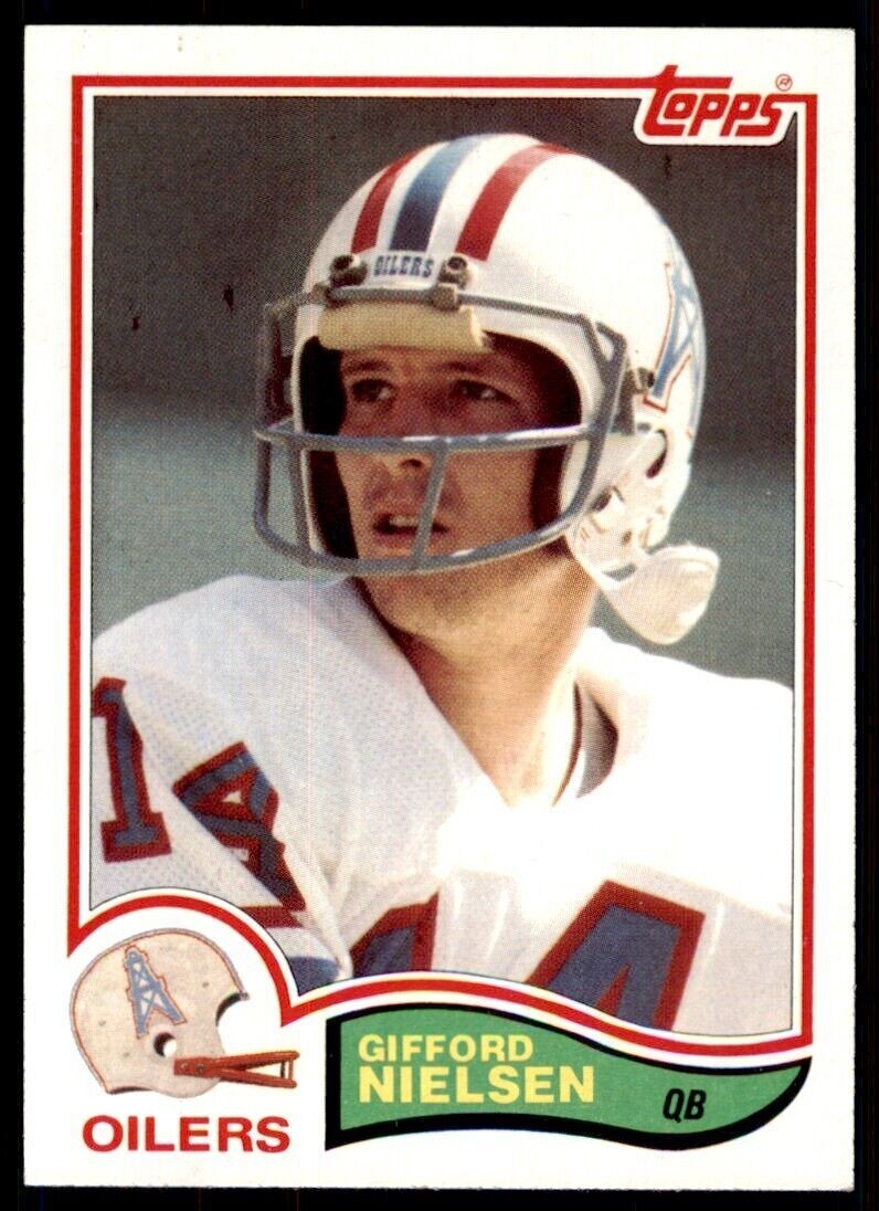 1982 Topps Gifford Nielsen Houston Oilers #100