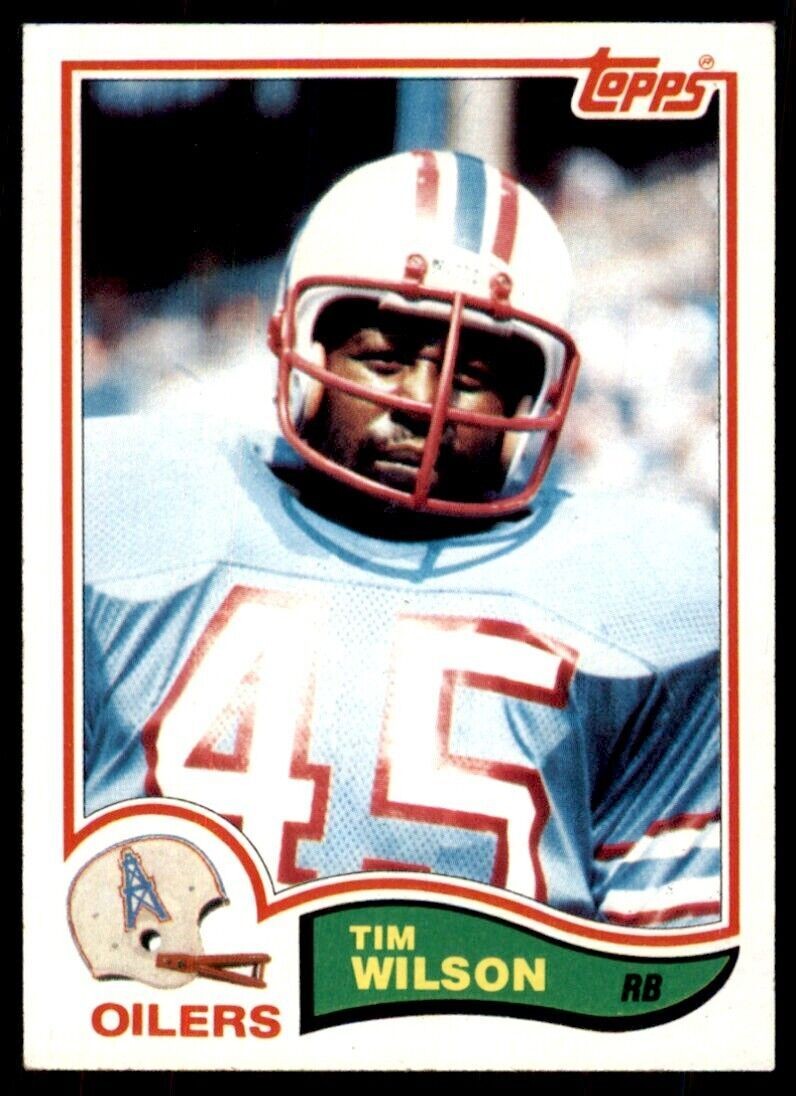 1982 Topps Tim Wilson Houston Oilers #108