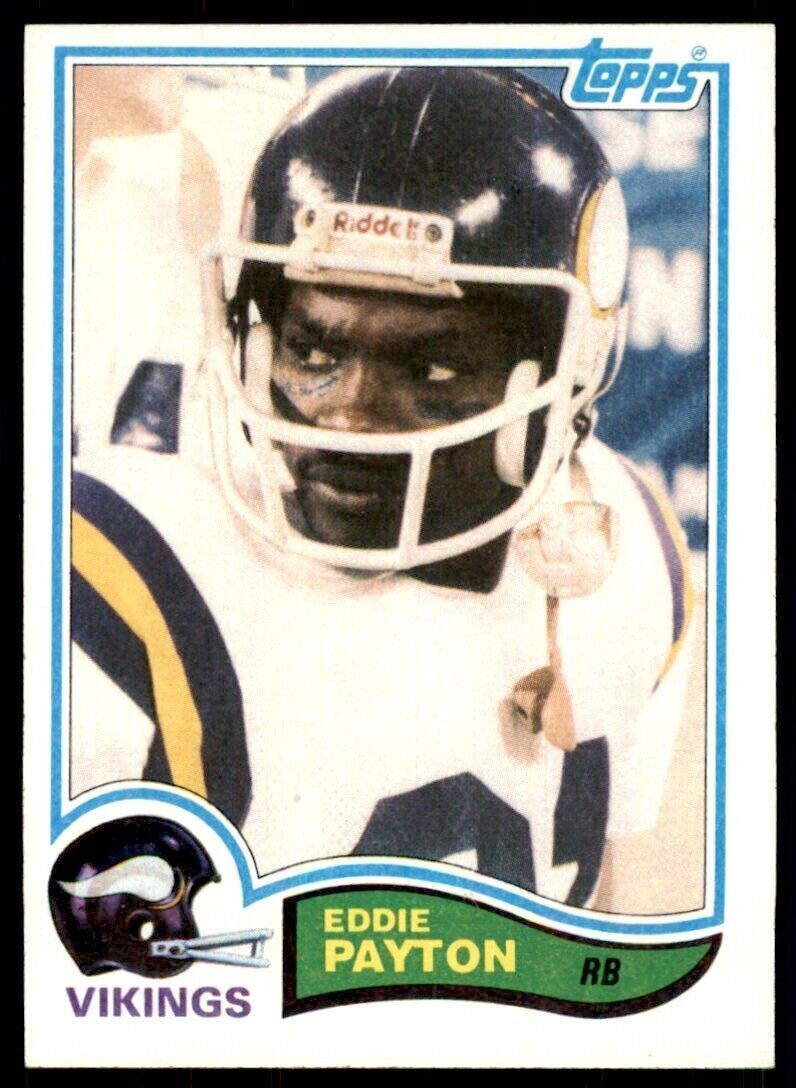 1982 Topps Eddie Payton* Minnesota Vikings #396