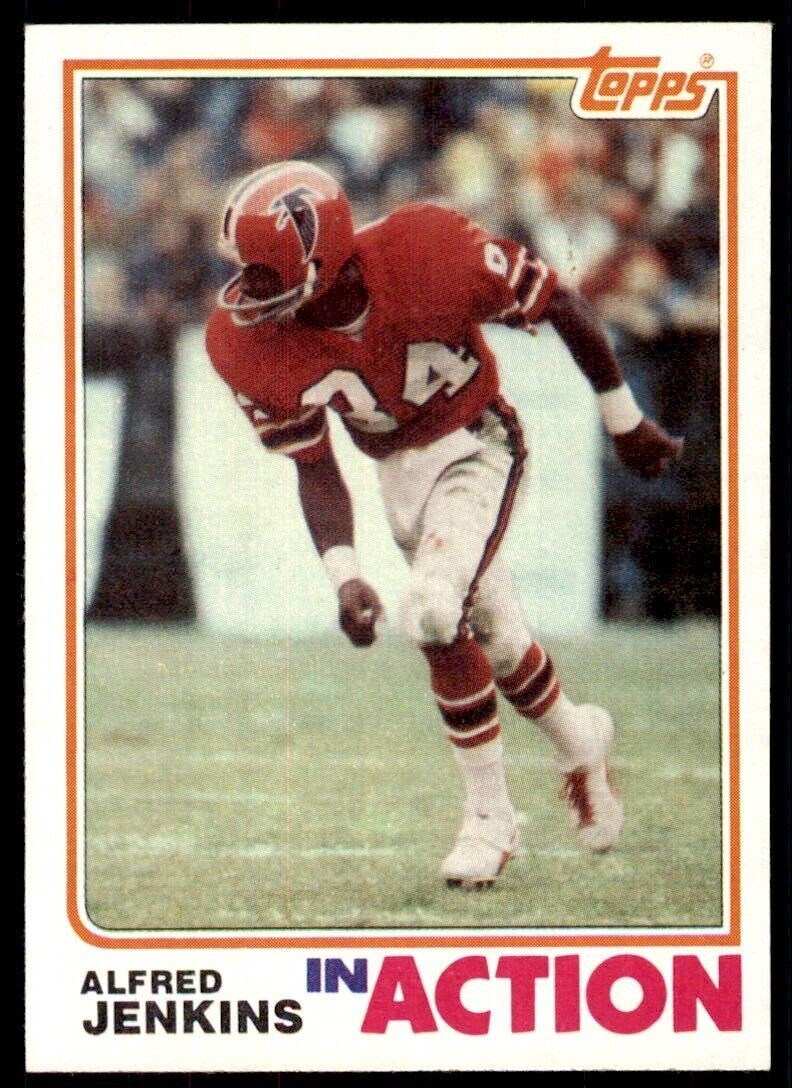 1982 Topps~ Alfred Jenkins. Atlanta Falcons #282