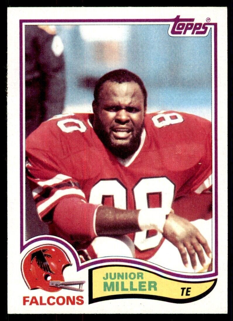 1982 Topps~ Junior Miller Atlanta Falcons #288