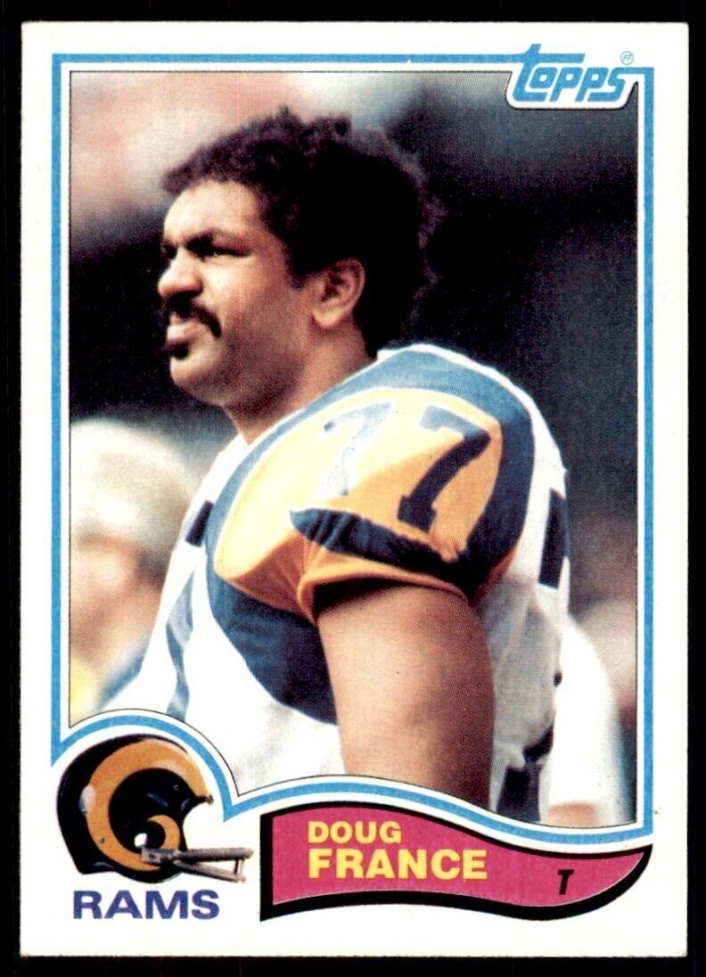 1982 Topps` Doug France Los Angeles Rams #375