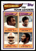 1982 Topps` Jerry Eckwood/Cedric Brown/Kevin House/Lee Roy Selmon Tampa Bay
