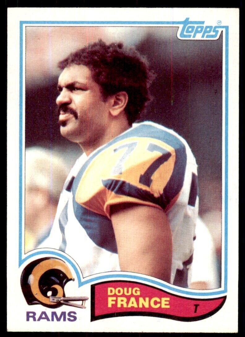 1982 Topps` Doug France. Los Angeles Rams #375