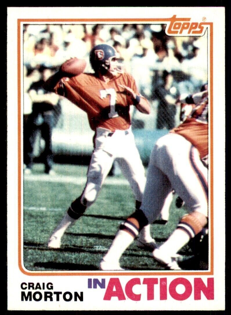 1982 Topps^ Craig Morton. Denver Broncos #82
