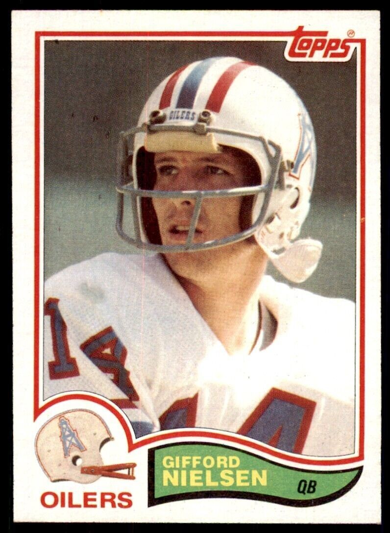 1982 Topps^ Gifford Nielsen. Houston Oilers #100