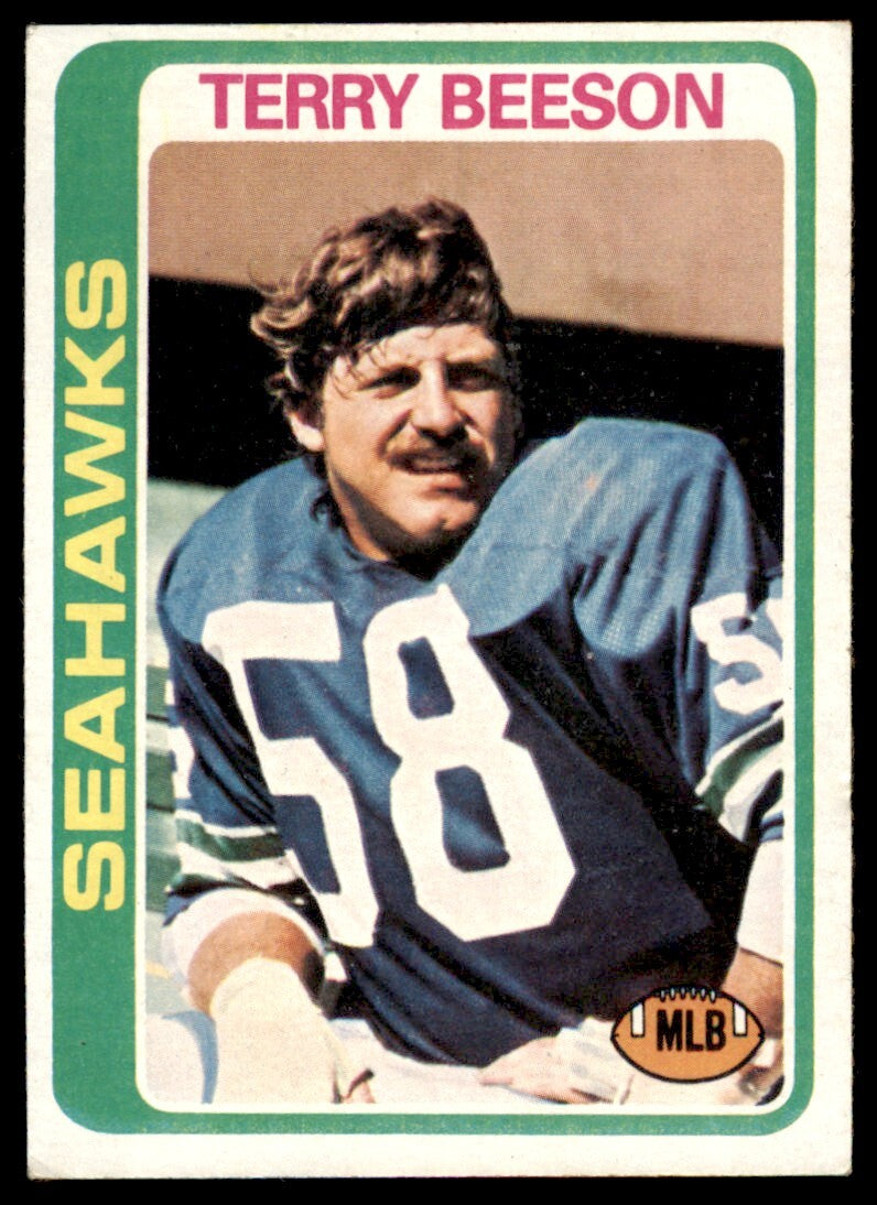 1978 Topps Football Terry Beeson Rookie . Seattle Seahawks #313