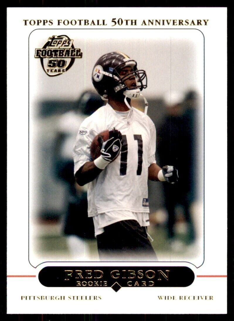 2005 Topps Fred Gibson Football Cards #406