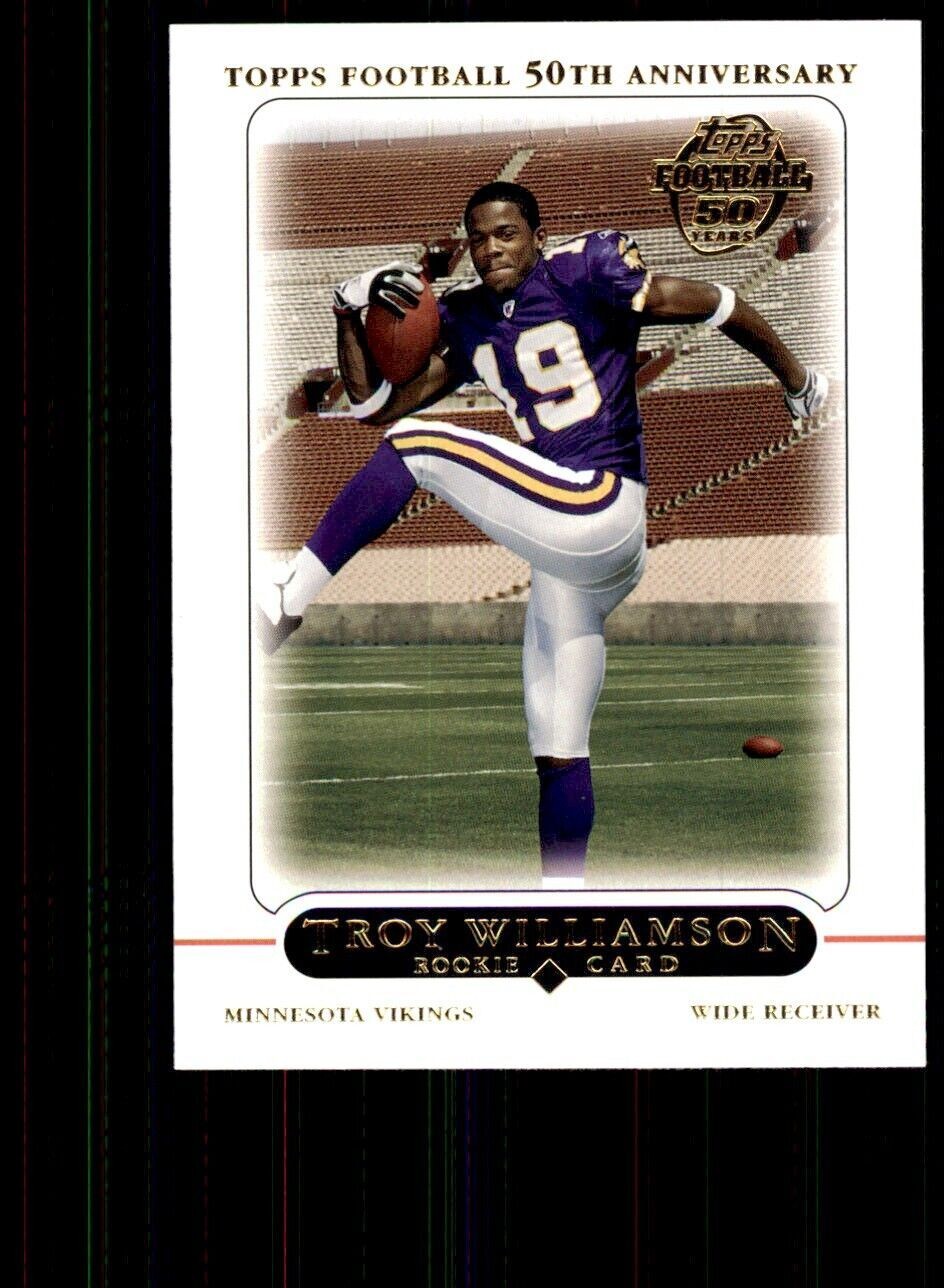 2005 Topps Troy Williamson Football Cards #440