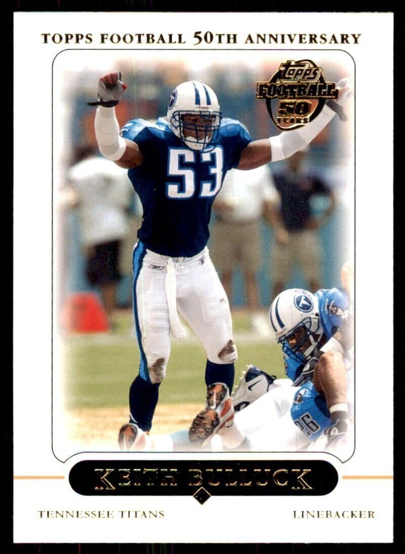 2005 Topps Keith Bulluck Football Cards #282