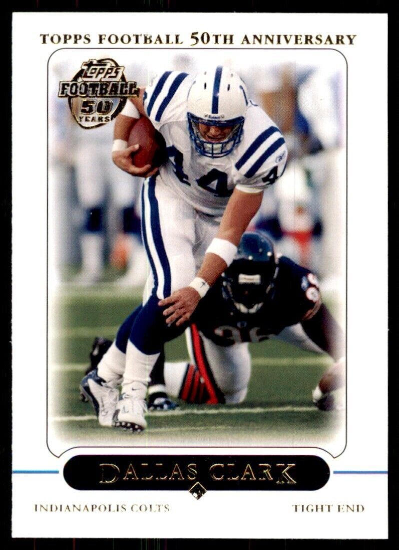 2005 Topps Dallas Clark Football Cards #54