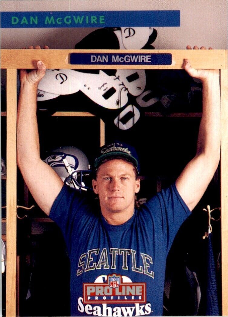 1992 Pro Line Dan McGwire Football Cards #172