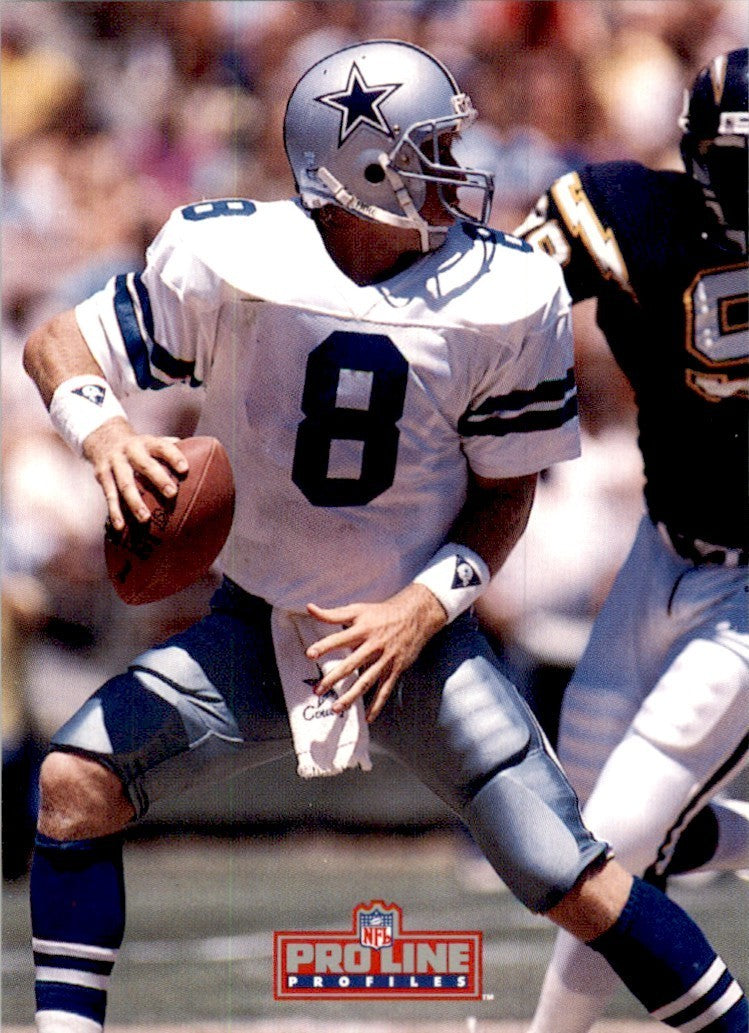1992 Pro Line Troy Aikman Football Cards #184