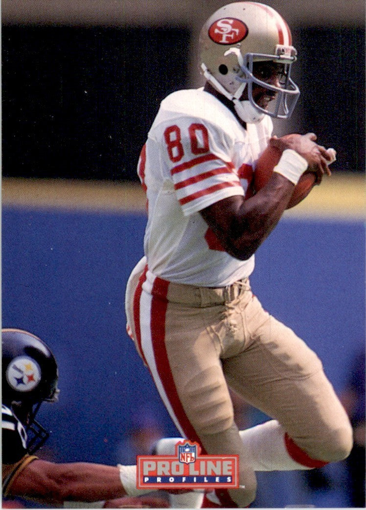 1992 Pro Line Jerry Rice Football Cards #48