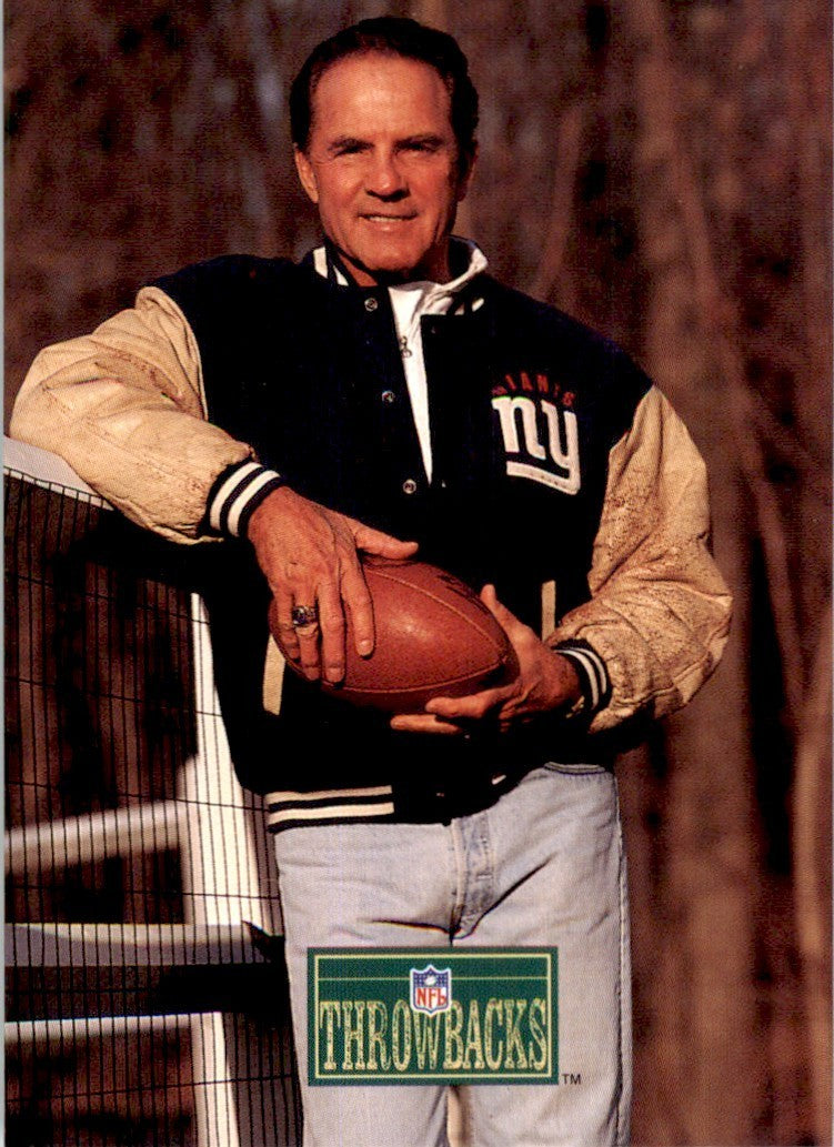 1992 Pro Line Frank Gifford Football Cards #428