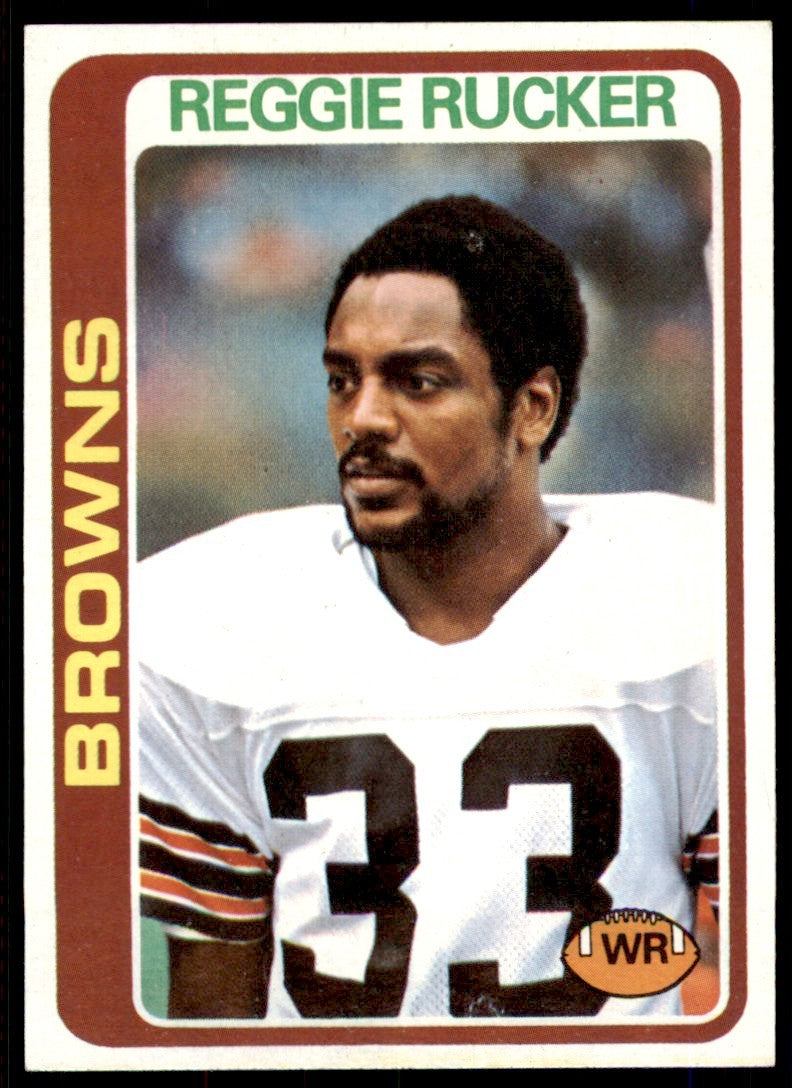 1978 TOPPS REGGIE RUCKER . CLEVELAND BROWNS #473