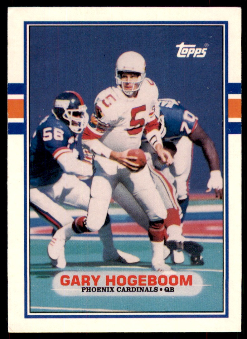 1989 TOPPS TRADED GARY HOGEBOOM . PHOENIX CARDINALS #95T