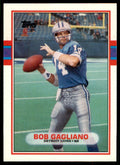 1989 TOPPS TRADED BOB GAGLIANO ROOKIE . DETROIT LIONS #38T