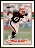 1989 TOPPS TRADED LAWYER TILLMAN . CLEVELAND BROWNS #41T