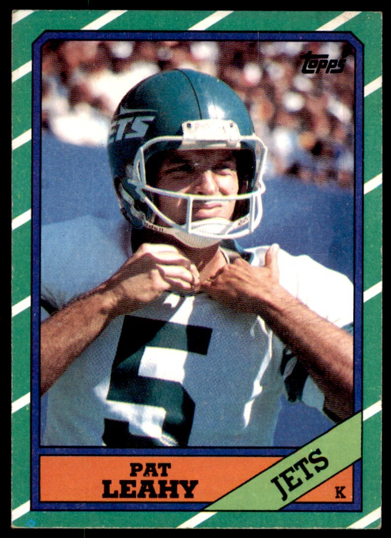 1986 Topps Pat Leahy . New York Jets #104