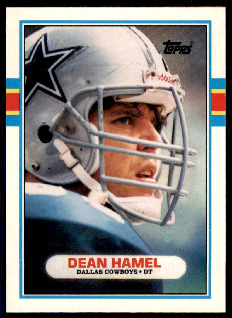1989 TOPPS TRADED DEAN HAMEL ROOKIE . DALLAS COWBOYS #68T