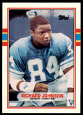 1989 TOPPS TRADED RICHARD JOHNSON ROOKIE . DETROIT LIONS #26T