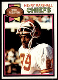 1979 Topps Henry Marshall Rookie Kansas City Chiefs #42