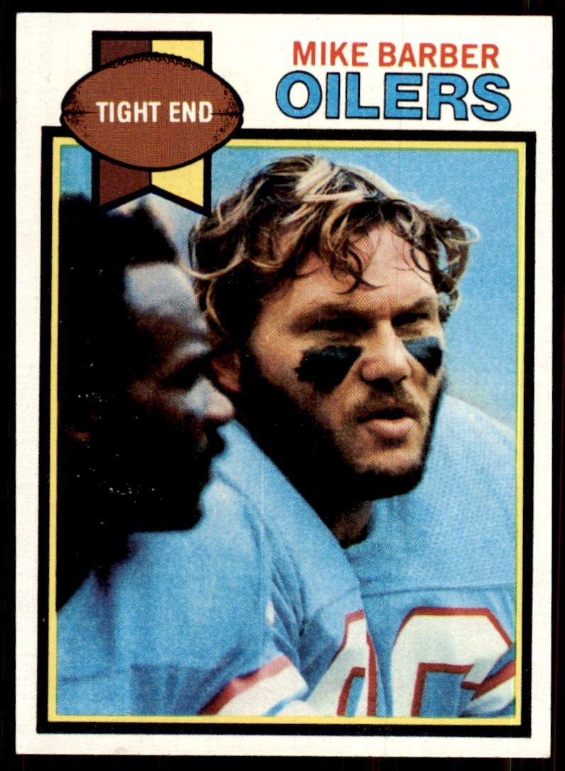 1979 Topps Mike Barber Rookie Houston Oilers #37