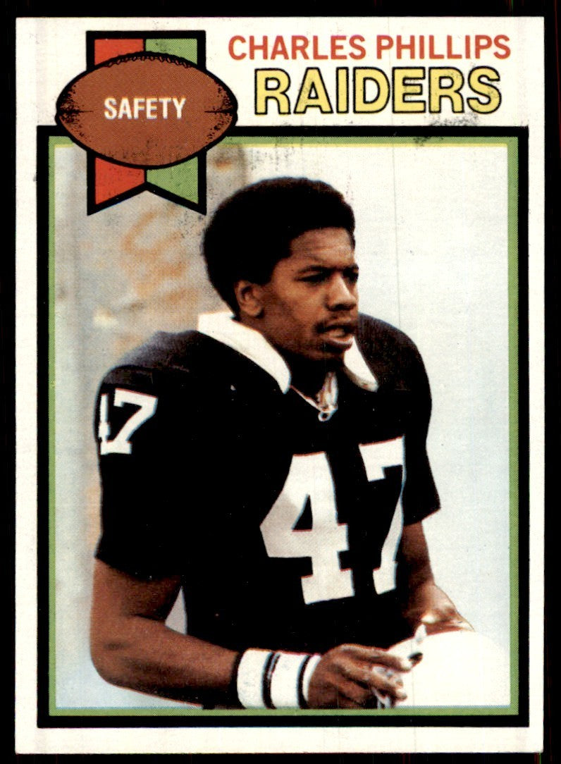1979 Topps Charles Phillips Rookie Oakland Raiders #8