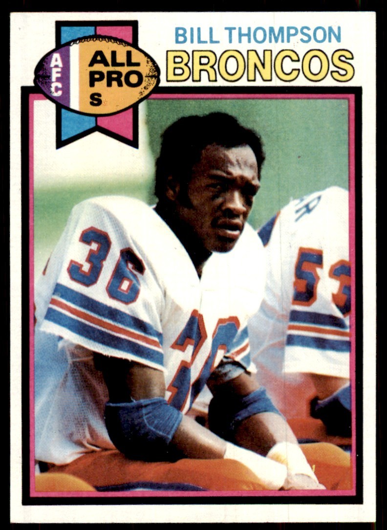 1979 Topps Bill Thompson Vintage Denver Broncos #465