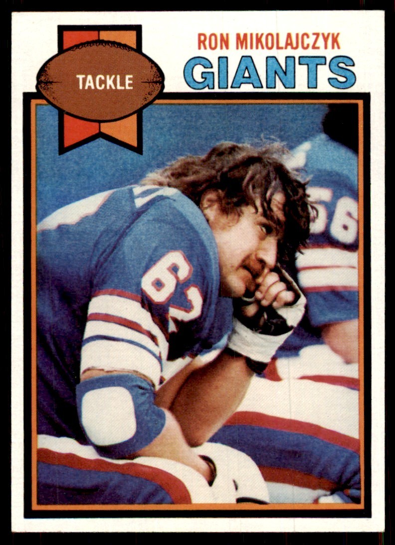 1979 Topps Ron Mikolajczyk Rookie Vintage New York Giants #452