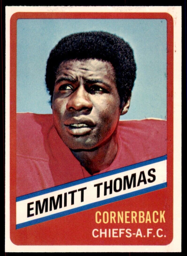 1976 Wonder Bread Emmitt Thomas . Kansas City Chiefs #22