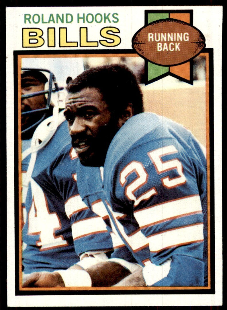 1979 Topps Roland Hooks Vintage Buffalo Bills #379