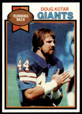 1979 Topps Doug Kotar Vintage New York Giants #352