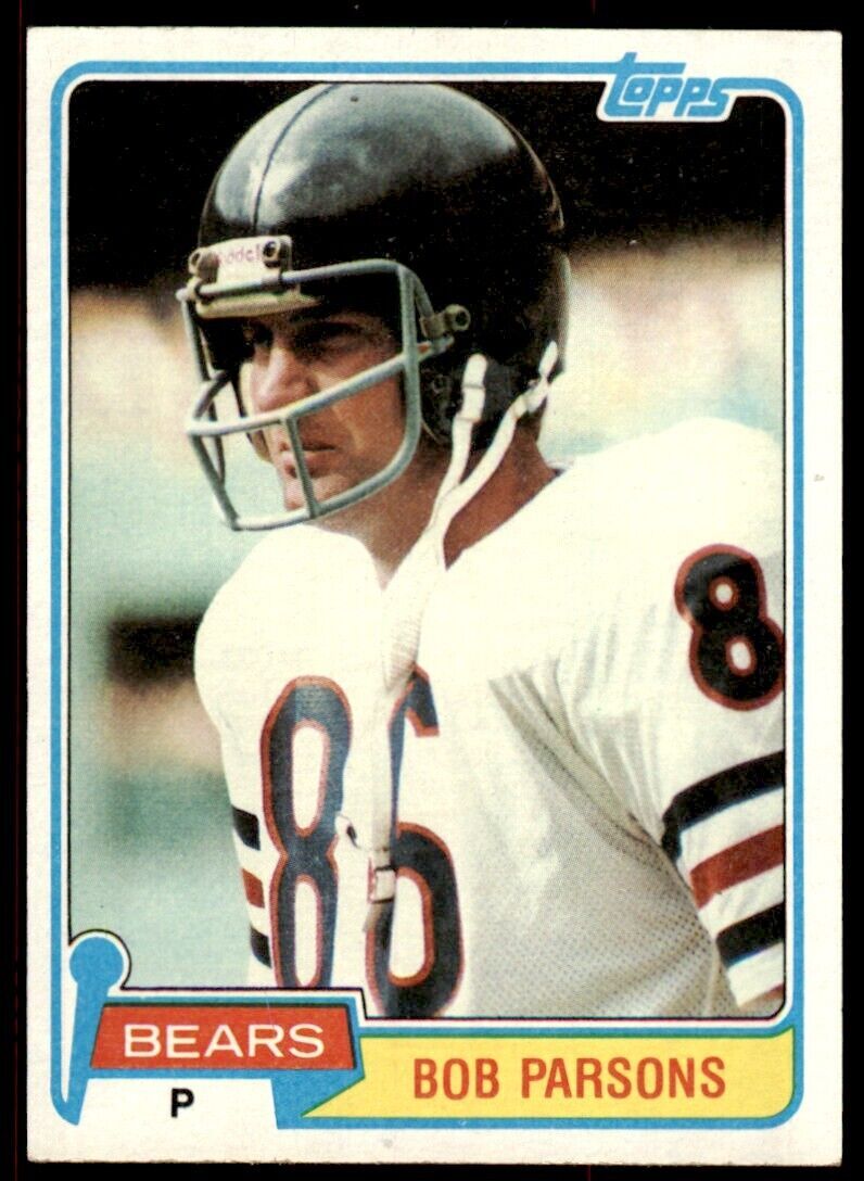 1981 Topps Bob Parsons . Chicago Bears #237