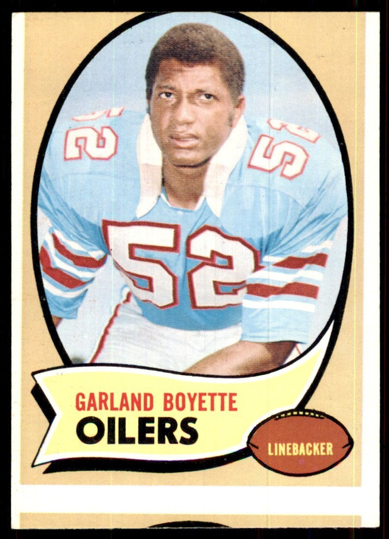 1970 Topps Garland Boyette Houston Oilers #219