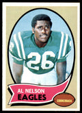 1970 Topps Al Nelson Rookie Philadelphia Eagles #141