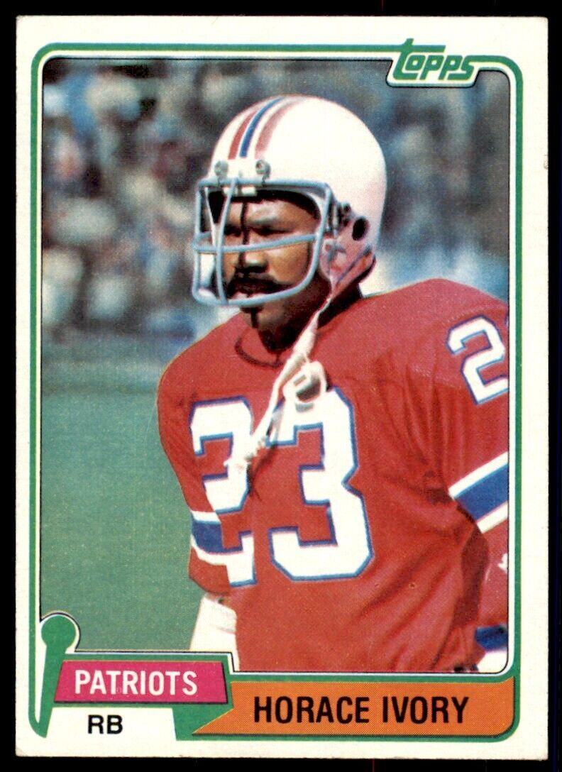 1981 Topps Horace Ivory . New England Patriots #372