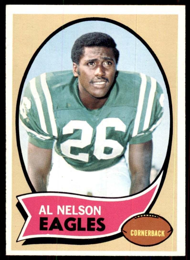 1970 Topps Al Nelson Rookie Vintage Philadelphia Eagles #141